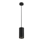 SLV Numinos Phase L Suspension Luminaire Aluminium Noir 28W 2440lm 24D - 927 Blanc Très Chaud | Meilleur Rendu Des Couleurs - Dimmable 