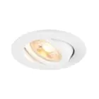 SLV New Tria 68 Spot Aluminium Blanc Ronde | Diamètre 68mm - Convient pour 1x GU10 
