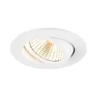SLV New Tria 68 Spot Aluminium Blanc  Ronde 11W 700lm 38D - 918-930 Dim To Warm | Diamètre 68mm -  Meilleur Rendu Des Couleurs