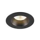 SLV New Tria 68 Spot Aluminium Noir Ronde 8.3W 500lm 38D - 930 Blanc Chaud | Diamètre 68mm -  Meilleur Rendu Des Couleurs - Dimmable 
