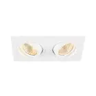 SLV New Tria 155 Spot Aluminium Blanc Carré 13.6W 610lm 38D - 927 Blanc Très Chaud | Meilleur Rendu Des Couleurs - Dimmable 