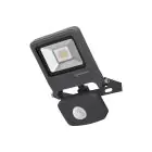 Ledvance Projecteur LED Endura Noir 10W 800lm 100D - 830 Blanc Chaud | IP44 - Détecteur de mouvement et de lumière - Symétrique