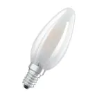 Osram Classic LED E14 Bougie Filament Dépolie 2.5W 250lm - 840 Blanc Froid | Équivalent 25W