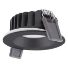Ledvance Spot LED Air Fix Aluminium Noir 6W 510lm 36D - 930 Blanc Chaud | Diamètre 68mm - IP65 - Meilleur rendu des couleurs - Dimmable