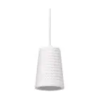 Ledvance Decor Plâtre/Acier Cone Suspension Luminaire Blanc | Convient pour E27