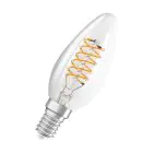 Osram Vintage 1906 LED Classic Slim E14 Bougie Filament Claire 4.8W 470lm - 827 Blanc Très Chaud | Dimmable - Équivalent 40W