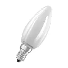 Ledvance LED Classic E14 Bougie Filament Dépolie 1.2W 255lm - 827 Blanc Très Chaud | Équivalent 25W