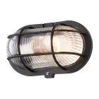 D'Lite Applique Murale Ecco Noir Ovale | IP44 - Convient pour 1x E27