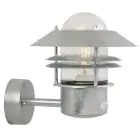 Nordlux Blokhus Applique Murale Acier et Verre Gris | IP54 - Détecteur de Mouvement et de Lumière - Convient pour E27