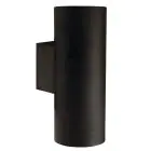 Nordlux Tin Applique Murale Métal Noir Up & Down | Convient pour 2x GU10