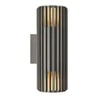 Nordlux Aludra Applique Murale Aluminium Anthracite Up & Down | Convient pour 2x E27