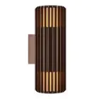 Nordlux Aludra Applique Murale Aluminium Brun Up & Down | Convient pour 2x E27