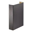 Nordlux Fold Applique Murale Aluminium Noir 10W 400lm - 830 Blanc Chaud