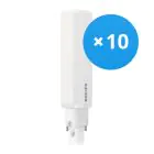 Lot 10x Philips Corepro PL-C LED 6.5W 650lm - 840 Blanc Froid | Équivalent 18W