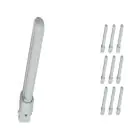 Lot 10x Osram Dulux S 9W 840 | Blanc Froid - 2-Pins