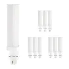 Lot 10x Noxion Lucent PL-C LED 6.5W 650lm - 830 Blanc Chaud | Équivalent 18W