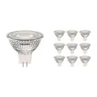 Lot 10x Noxion Spot LED GU5.3 MR16 4W 345lm 36D - 827 Blanc Très Chaud | Équivalent 35W