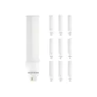 Lot 10x Noxion Lucent PL-C LED 6.5W 650lm - 830 Blanc Chaud | Équivalent 18W