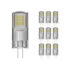 Lot 10x Osram Parathom LED Pin G4 2.6W 300lm - 827 Blanc Très Chaud | Équivalent 28W