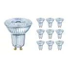Lot 10x Ledvance Performance Spot LED Réflecteur GU10 PAR16 4.3W 350lm 36D - 830 Blanc Chaud | Équivalent 50W