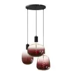 Calex XXL Marron Rouge Ensemble complet - Including 3 XXL Ampoules + Cordset Ronde base