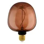 Eglo LED Globe E27 Filament Dorée 4W 40lm - 820 Blanc Très Chaud | Dimmable - Équivalent 15W
