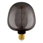 Eglo LED Globe E27 Filament Smokey 4W 40lm - 820 Blanc Très Chaud | Dimmable - Équivalent 15W