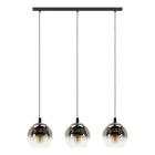 Eglo Suspension Luminaire Ariscani 1 Acier Noir | Convient pour 3x E27