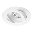 Noxion Spot LED Leda inclinable Blanc 6W 400lm 36D - 927 Blanc Très Chaud |Diamètre 83mm - IP44 - Meilleur rendu des couleurs - Dimmable
