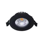 Noxion LED inclinable Slim Spot Noir Ronde 5W 550lm 60D - 940 Blanc Froid | 85mm - IP54 - Dimmable - Meilleur rendu des couleurs