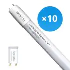 Lot 10x Noxion Tube LED T8 Avant Extreme (EM/Direct 230V) High Output 17W 2650lm - 830 Blanc Chaud | 150cm - Équivalent 58W