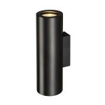SLV Enola B Wandlamp Aluminium Zwart Rond | Geschikt voor 2x GU10 