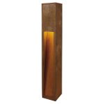 SLV Slot 80 Vloerlamp Staal Roestig 9W 30lm - 830 Warm Wit | Buitenverlichting - IP55