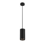 SLV Numinos Phase L Hanglamp Aluminium Zwart 28W 2400lm 60D - 930 Warm Wit | Beste Kleurweergave - Dimbaar 