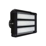 Ledvance LED Breedstraler Eco High Power Zwart 300W 36600lm 30D - 840 Koel Wit | IP65 - Symmetrisch