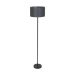 Ledvance Decor Felt Weaving Cans Vloerlamp Donker Grijs | Geschikt voor 5X E14