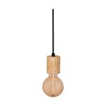 Ledvance Vintage 1906 Pendulum Cilinder Hout Bruin | Geschikt voor E27