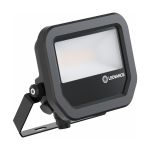 Ledvance LED Breedstraler Aluminium Zwart 8W 1200lm 100D - 865 Daglicht | IP66 - Symmetrisch