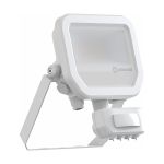 Ledvance LED Breedstraler Aluminium Wit 8W 1200lm 100D - 840 Koel Wit | IP65 - Bewegings- En Lichtsensor - Symmetrisch