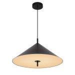 D'Lite Pendelarmatuur Crochte Metaal En Kunststof Mat Zwart | Geschikt Voor 3x E27