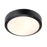 Nordlux Desi 28 Plafondlamp Aluminium Zwart | 275mm - IP44 - Geschikt voor 2x E27