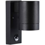 Nordlux Tin Wandlamp Metaal Zwart | Geschikt voor 1x GU10 - met Sensor