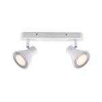Nordlux Eik 2 Spot Metaal Wit | Geschikt voor 2x GU10