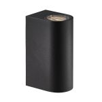 Nordlux Asbol Kubi Wandlamp Aluminium Zwart 13W 350lm - 830 Warm Wit
