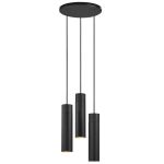 Nordlux Tilo Pendelarmatuur Metaal Zwart | Geschikt voor 3x GU10