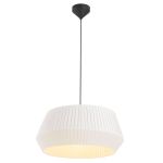 Nordlux Dicte 53 Pendelarmatuur Textiel Wit | Geschikt voor 1x E27
