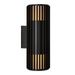 Nordlux Aludra Wandlamp  Kustgebied Zwart Up & Down | Geschikt voor 2x E27