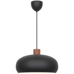 DFTP by Nordlux Aurelio Pendelarmatuur Metaal en Hout Zwart | 420mm - Geschikt voor E27