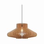 Nordlux Manago Pendelarmatuur Hout Bruin | Geschikt voor 1x E27
