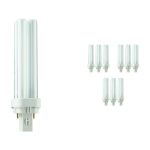 Voordeelpak 10x Philips PL-C 13W 827 2P (MASTER) | Zeer Warm Wit - 2-Pin